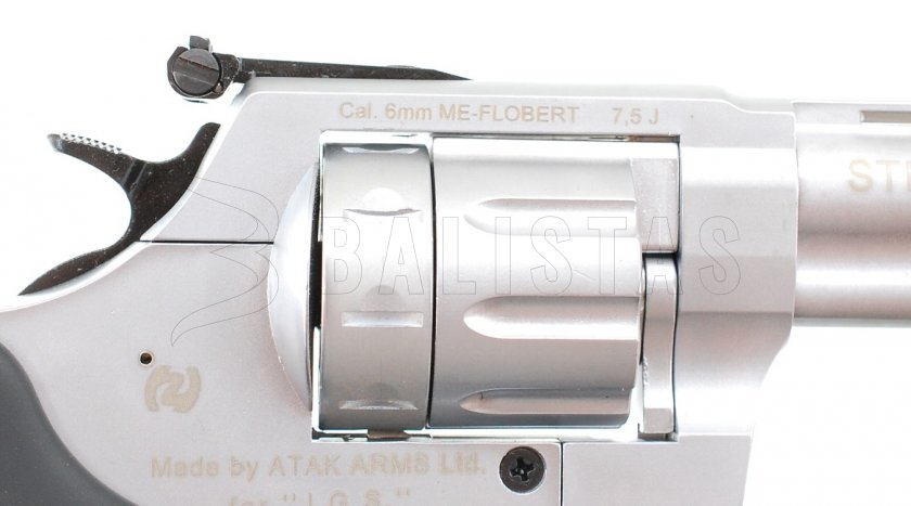 Flobertka Zoraki R1 3" matný chróm 6mm
