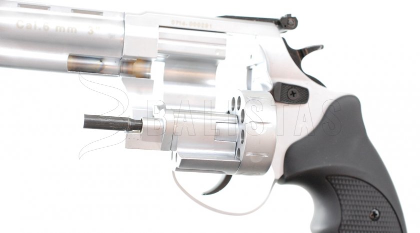 Flobertka Zoraki R1 3" matný chróm 6mm