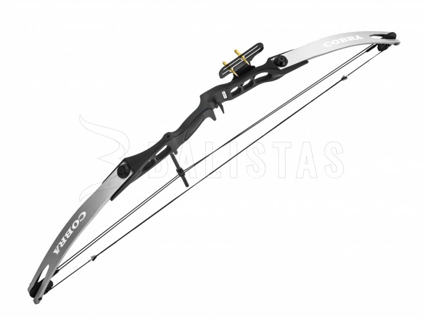 Luk Perfect Line Cobra 55lb strieborný ľavý