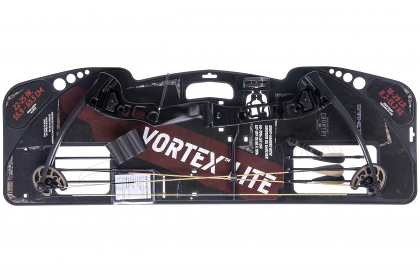 Luk Barnett Vortex Lite kladkový 18-29lb čierny
