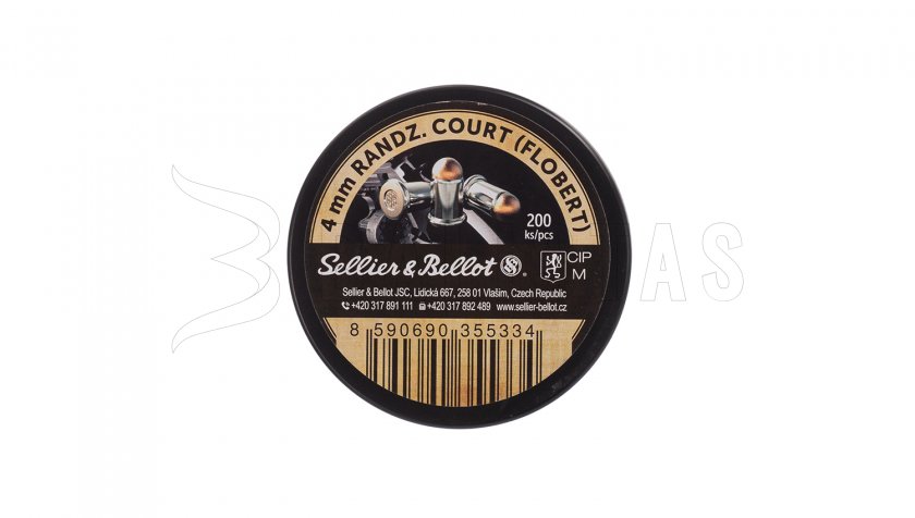 Guľôčky Flobert Sellier&Bellot 4mm 200ks