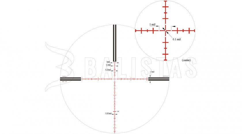 Puškohľad Optisan EVE 3-12x44Pi (MIL-NMH10X)