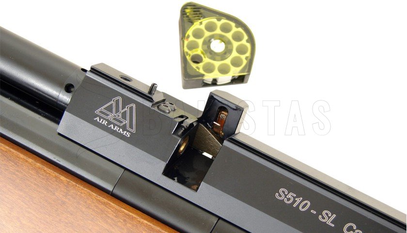 Vzduchovka Air Arms S510 4,5mm orech ľavá