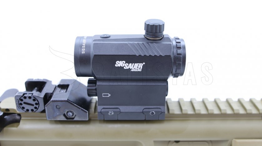 Vzduchovka Sig Sauer MPX 4,5mm FDE Sand s kolimátorom