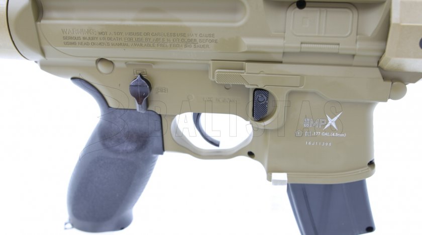 Vzduchovka Sig Sauer MPX 4,5mm FDE Sand s kolimátorom