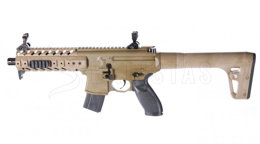 Vzduchovka Sig Sauer MPX 4,5mm FDE Sand s kolimátorom