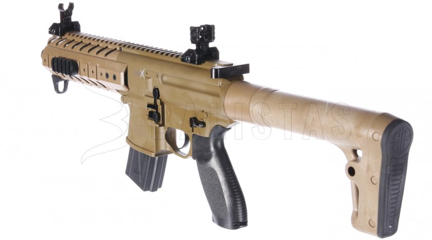 Vzduchovka Sig Sauer MPX 4,5mm FDE Sand s kolimátorom