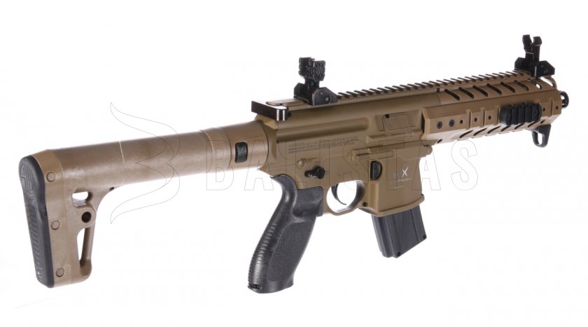 Vzduchovka Sig Sauer MPX 4,5mm FDE Sand s kolimátorom