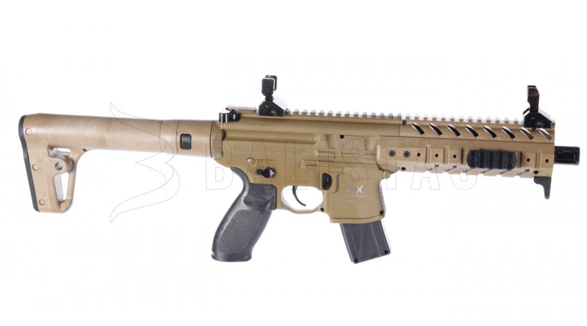 Vzduchovka Sig Sauer MPX 4,5mm FDE Sand s kolimátorom