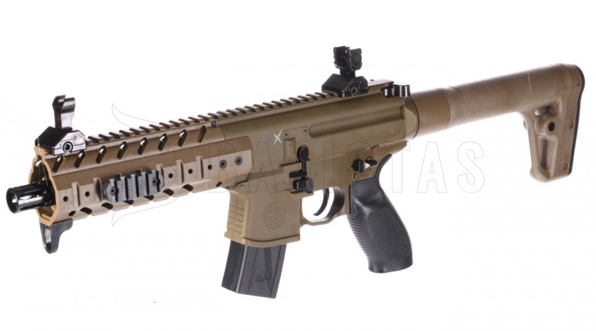 Vzduchovka Sig Sauer MPX 4,5mm FDE Sand s kolimátorom
