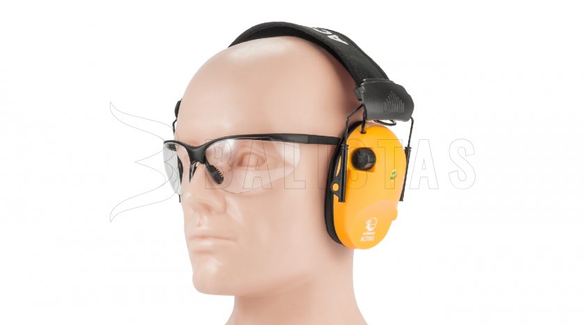 Slúchadlá RealHunter Aktívne Pro Oranžové + Okuliare