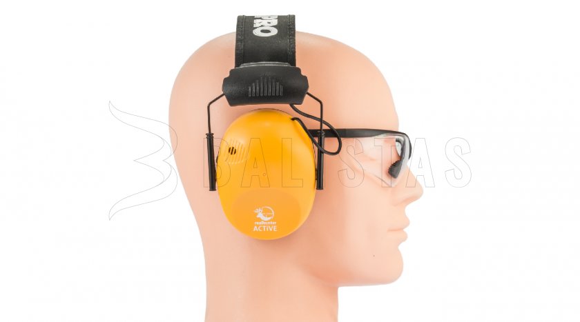 Slúchadlá RealHunter Aktívne Pro Oranžové + Okuliare