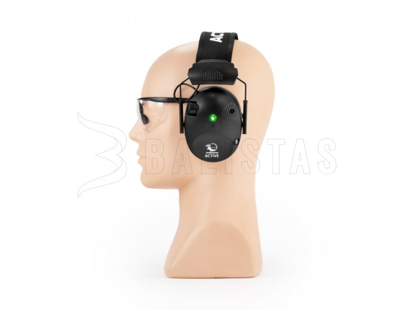 Slúchadlá RealHunter Aktívne Pro Čierne + Okuliare