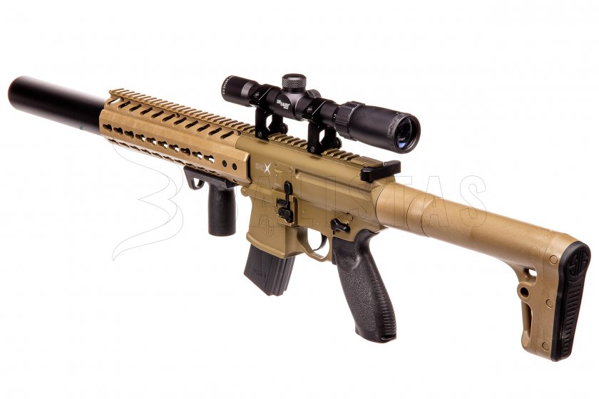 Vzduchovka Sig Sauer MCX FDE 4,5mm s puškohľadom