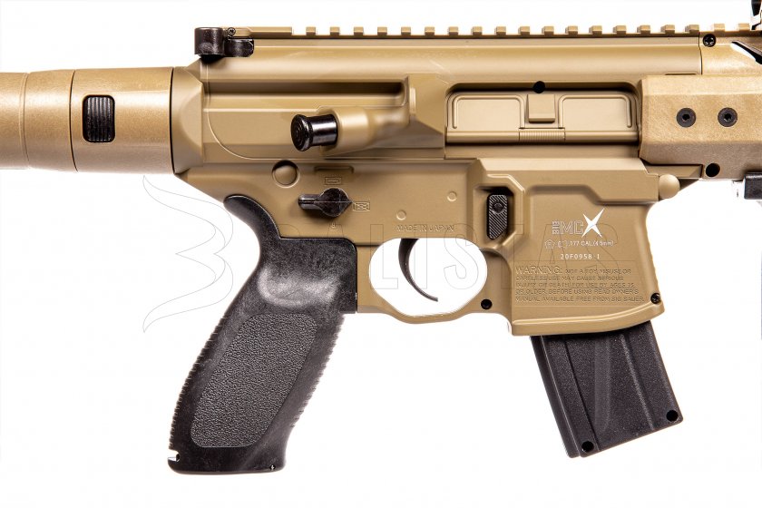 Vzduchovka Sig Sauer MCX FDE 4,5mm s puškohľadom
