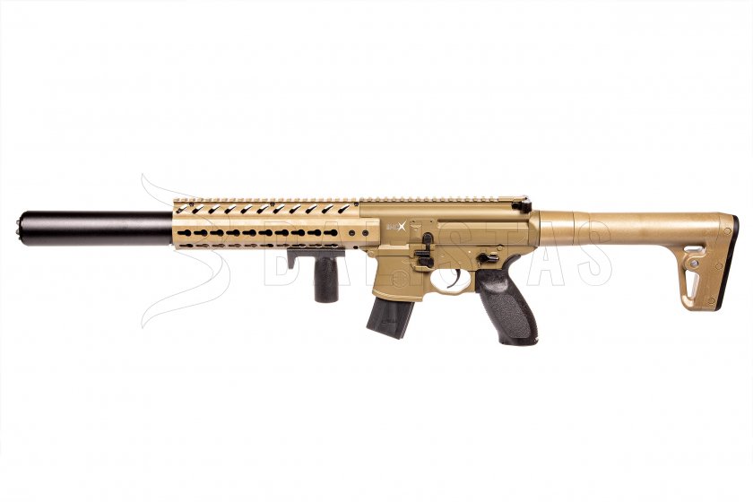 Vzduchovka Sig Sauer MCX FDE 4,5mm s puškohľadom