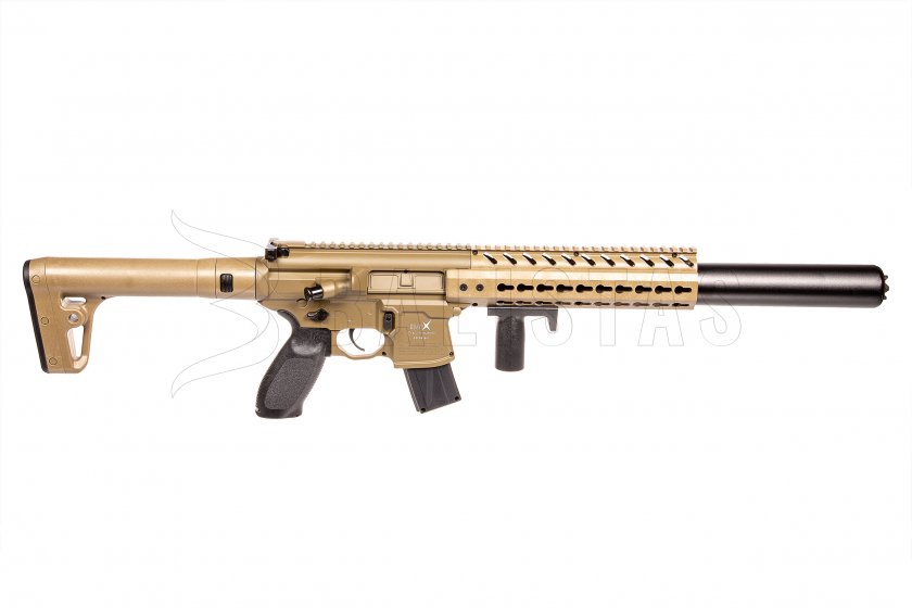 Vzduchovka Sig Sauer MCX FDE 4,5mm s puškohľadom