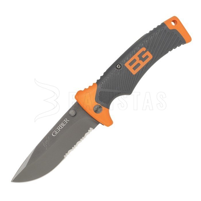 Nôž Gerber Bear Grylls Folding Sheath Knife, kombinované ostrie