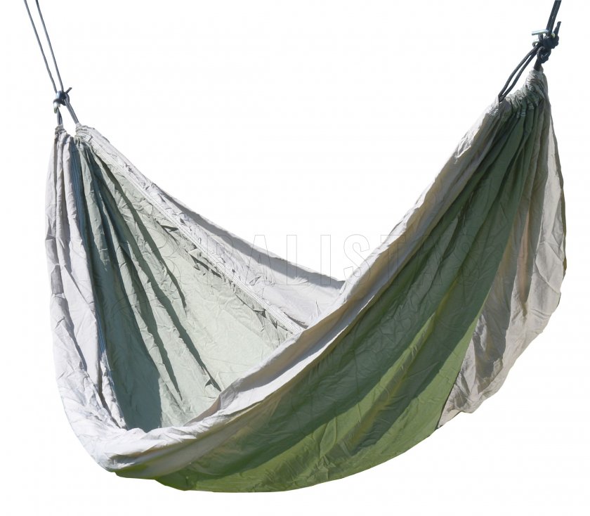 Hojdacia sieť NYLON 275x137 cm zeleno-hnedá