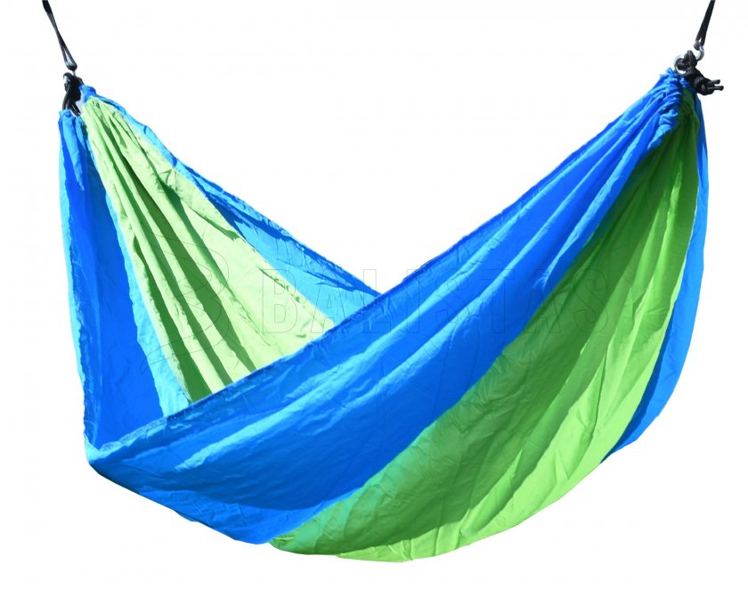 Hojdacia sieť NYLON 275x137 cm zeleno-modrá