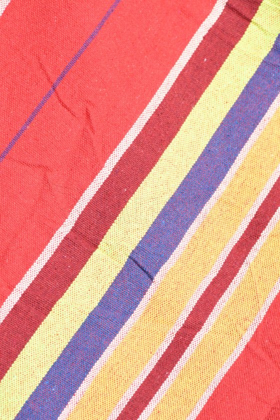 Hojdacia sieť TEXTIL 200x100 cm červeno-žltá