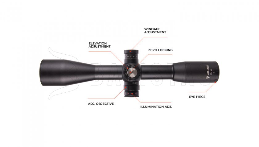 Puškohľad Valiant Zephyr 10x44 SF SIR 10x 1/2 Mil-Dot