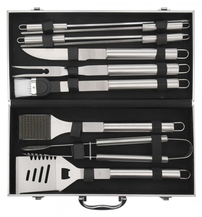 Sada grilovacieho náradia 11 ks ALU kufrík