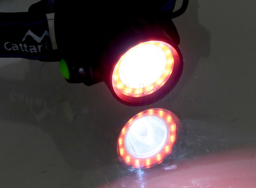Čelovka LED 400 lm (1x XM-L+15x SMD)