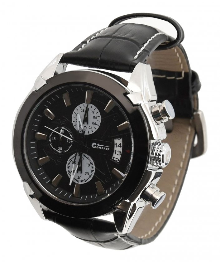 Hodinky Chrono Black Compass