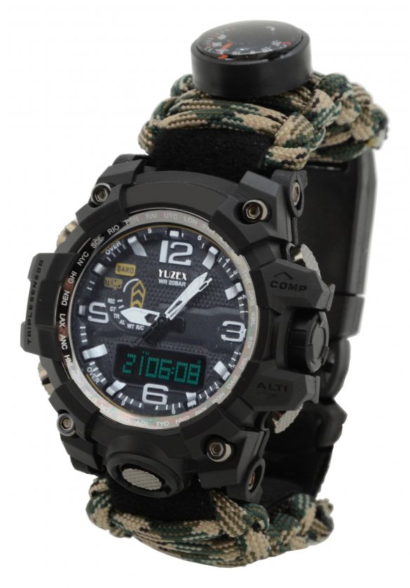 Outdoor hodinky s teplomerom Waterproof