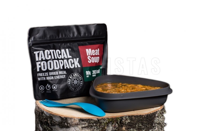 Dehydrované jedlo - mäsová polievka Tactical Foodpack