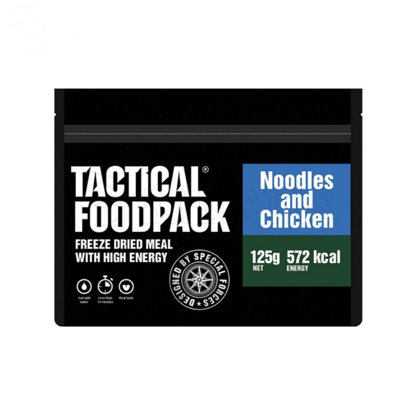 Dehydrované potraviny - rezance s kuracím mäsom Tactical Foodpack