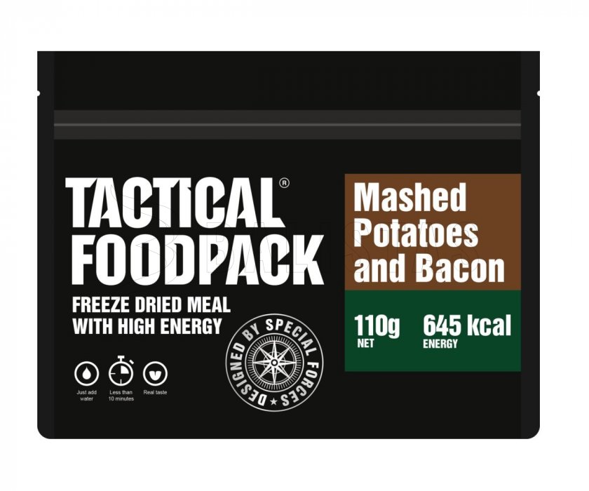 Dehydrované potraviny - zemiaková kaša so slaninou Taktický Foodpack
