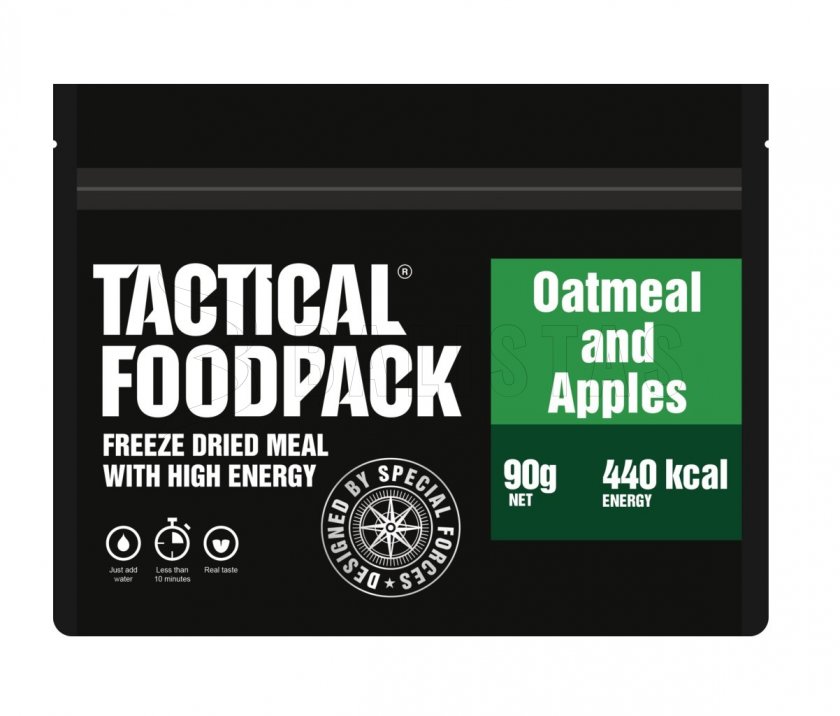 Dehydrované potraviny - kaša s jablkami Taktický Foodpack