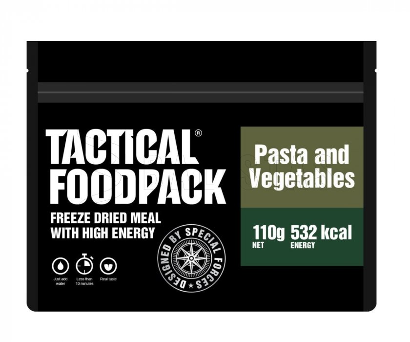 Dehydrované potraviny - cestoviny so zeleninou Tactical Foodpack
