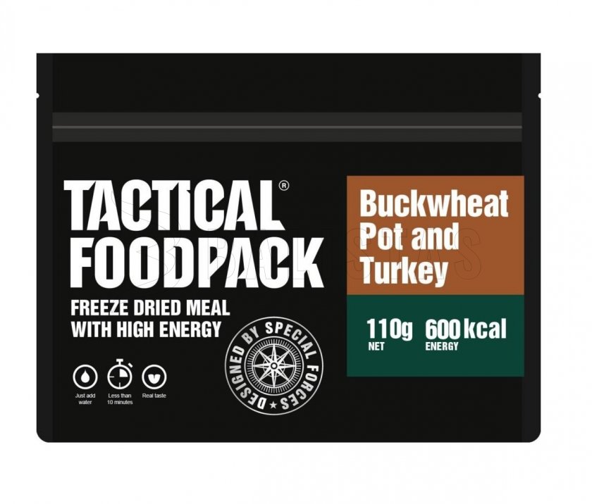 Dehydrované jedlo - morčacie mäso s pohánkou Tactical Foodpack