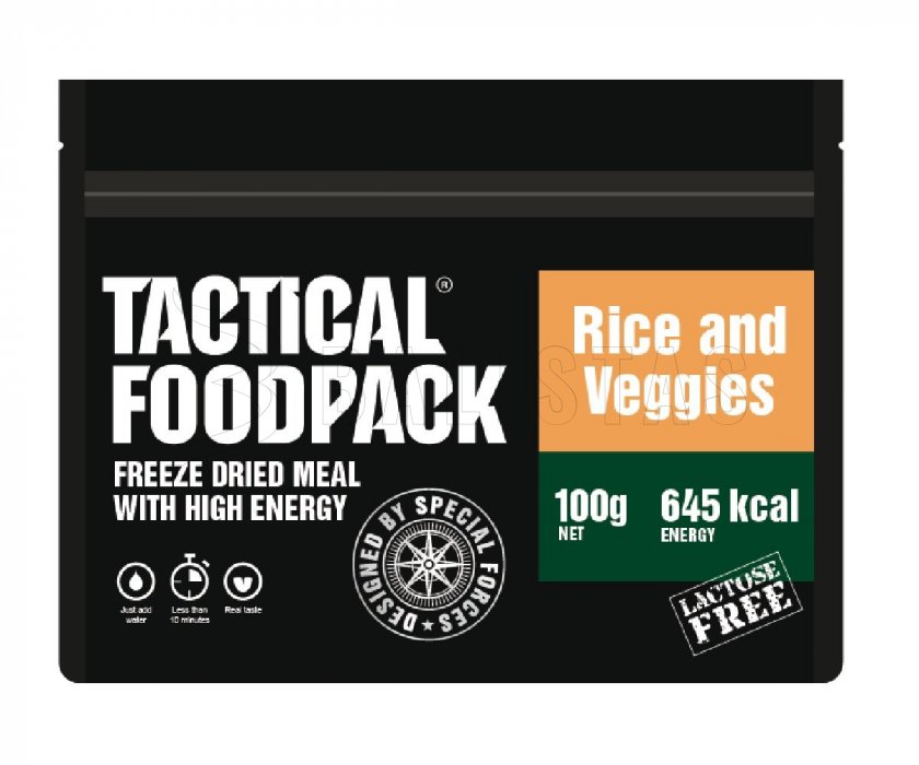 Dehydrované potraviny - zelenina s ryžou Tactical Foodpack