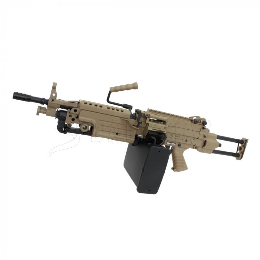 Airsoftový guľomet M249 (CYBG M249 PARA TAN)