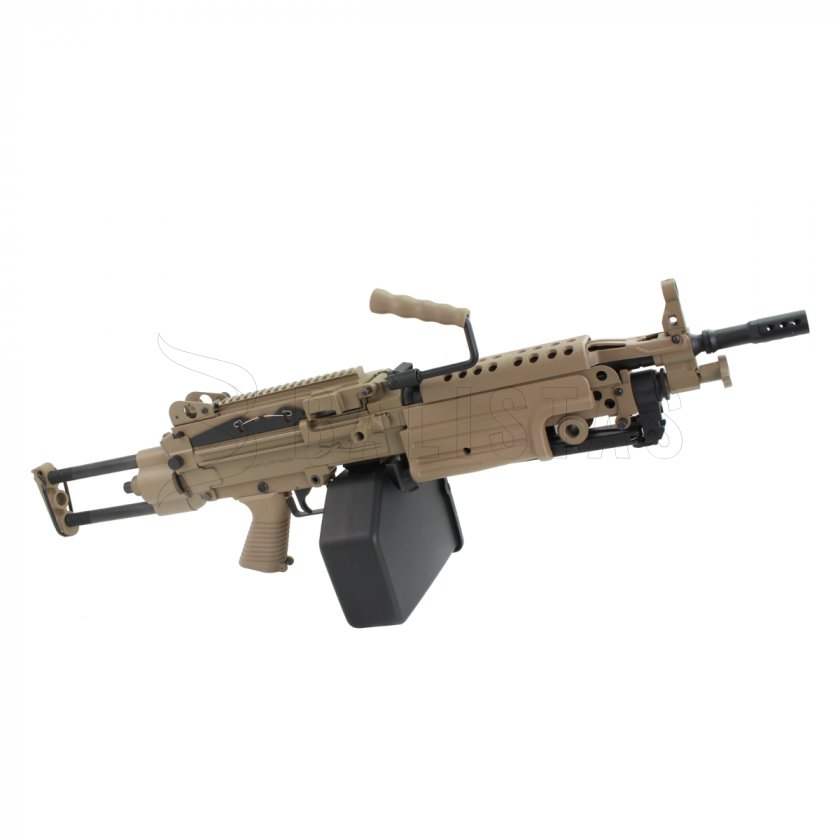 Airsoftový guľomet M249 (CYBG M249 PARA TAN)
