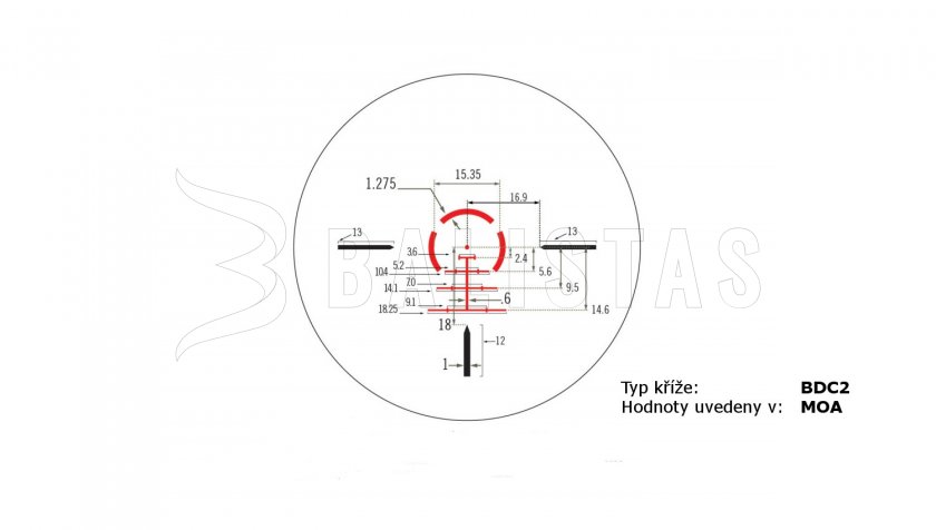 Puškohľad Vortex Strike Eagle 1-8x24 BDC2