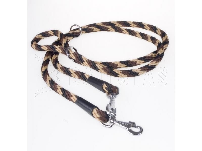 Vodítko prepínacie Dogtrace 14mm, 240cm hnedé