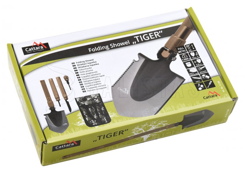 Multifunkčná skladacia lopata Cattara TIGER 77cm