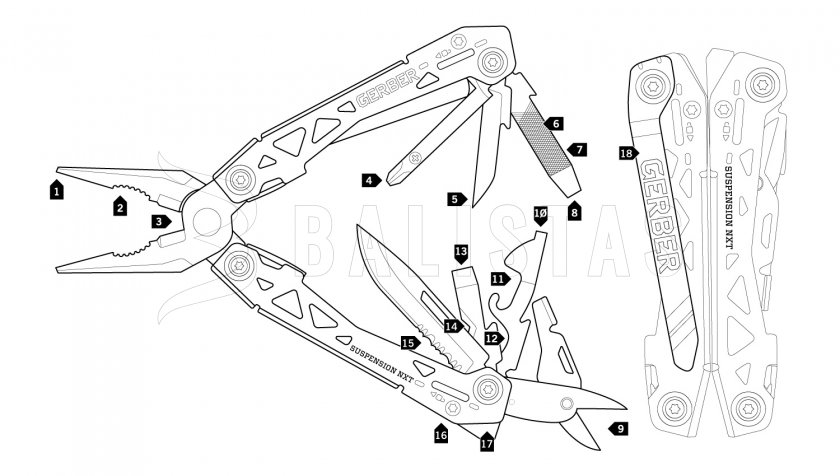 Multitool Gerber Suspension-NXT Compact