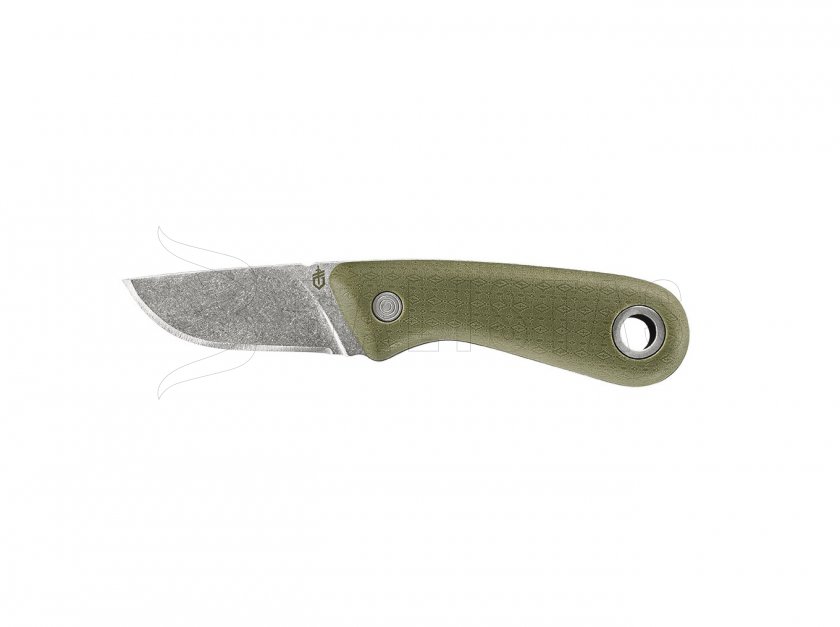 Nôž Gerber Vertebrae Compact s hladkým ostrím, zelený