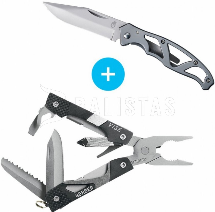 Sada klieští Gerber Vise a noža Gerber Mini-Paraframe