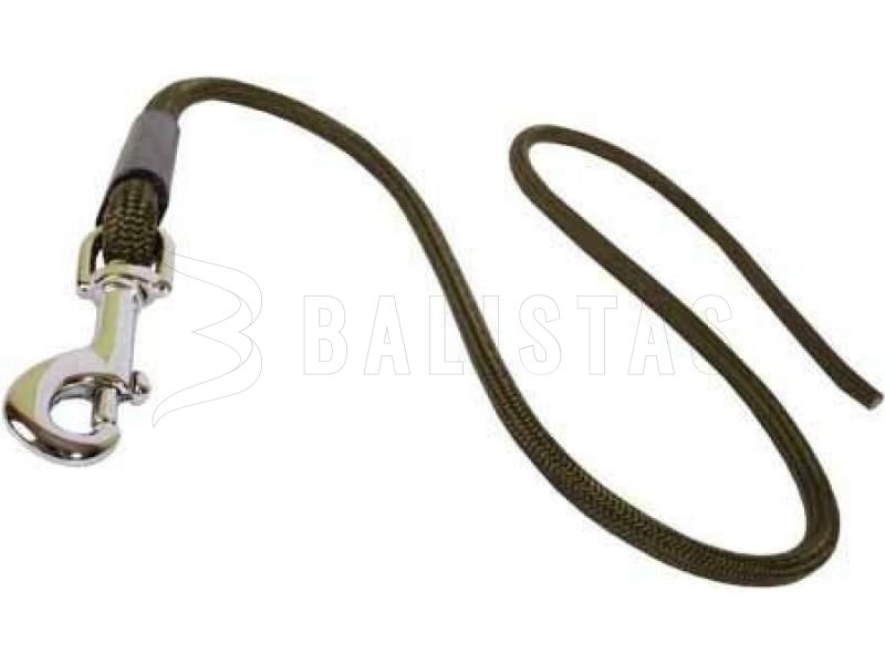 Dogtrace vodítko strieborná pracka 70cm khaki syntetické