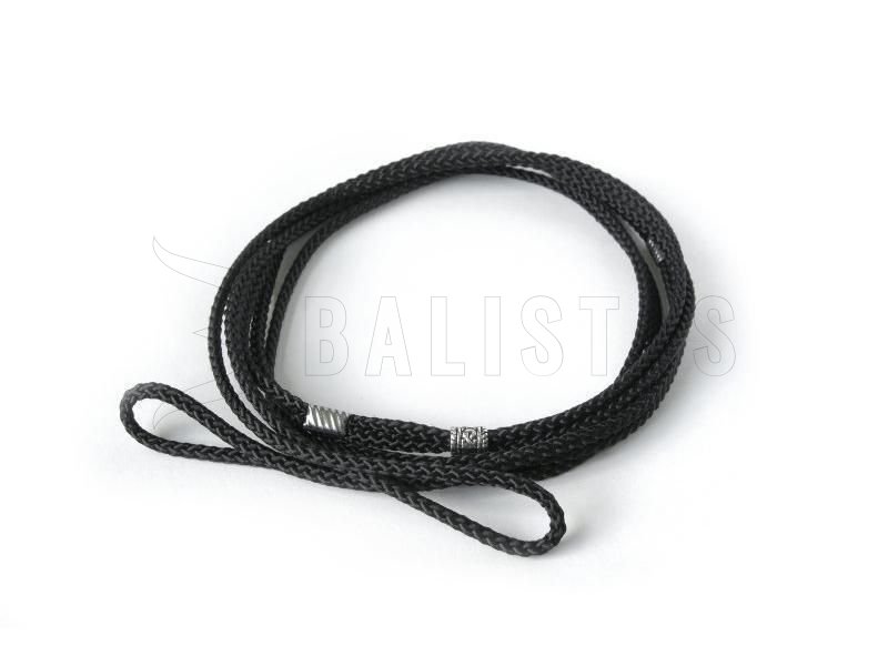 Výstavné vodítko Dogtrace 3 mm, 140 cm čierne