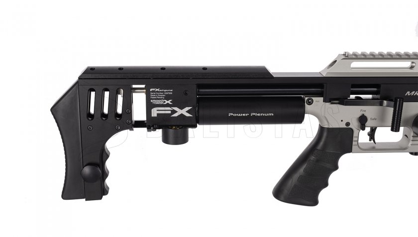 Vzduchovka FX Impact MKII Sniper Edition, Power Plenum, Silver 5,5mm