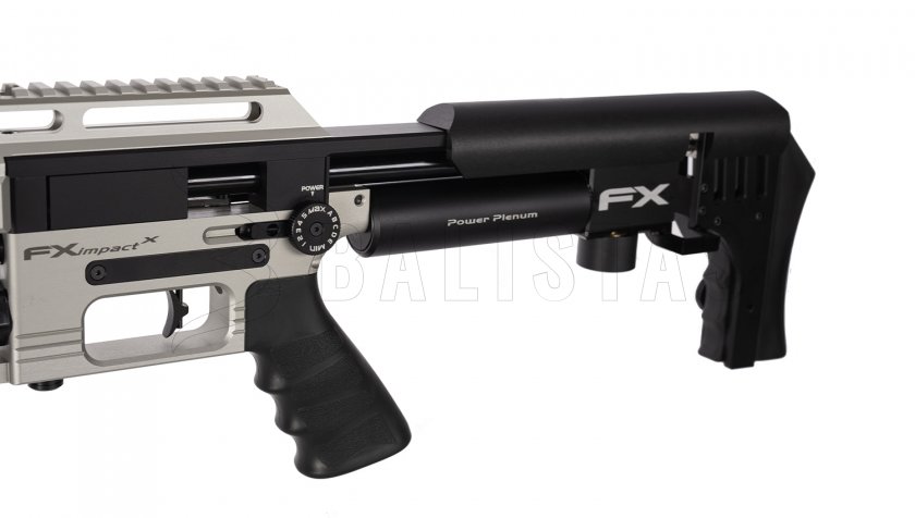Vzduchovka FX Impact MKII Sniper Edition, Power Plenum, Silver 6,35mm