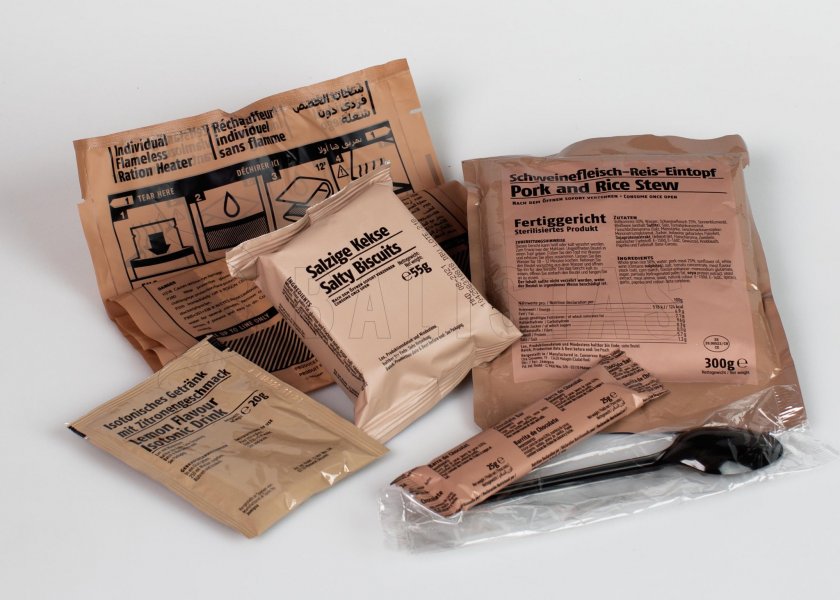 MRE - Jedno jedlo, Menu I - Kurací guláš